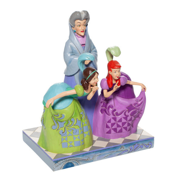 Jim Shore Disney Traditions - Cinderella Lady Tremaine, Anastasia and Drizella - The Terrible Tremai