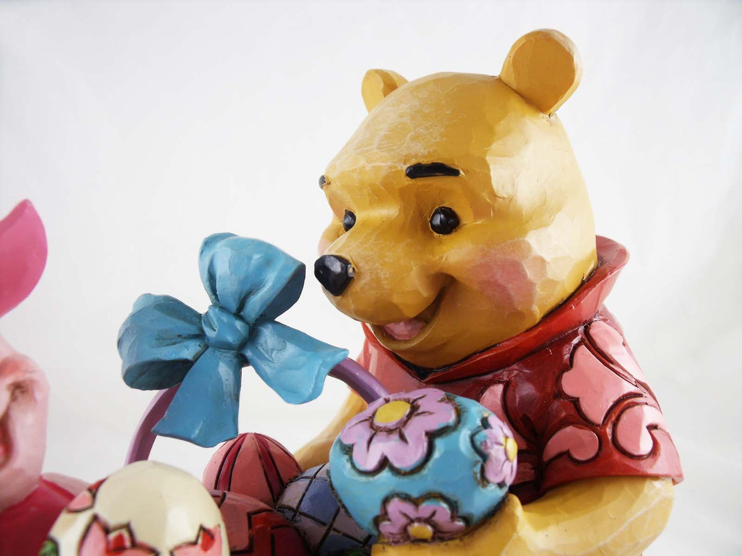 Jim Shore Disney Traditions - Winnie the Pooh and Piglet Easter - Spring Surprise