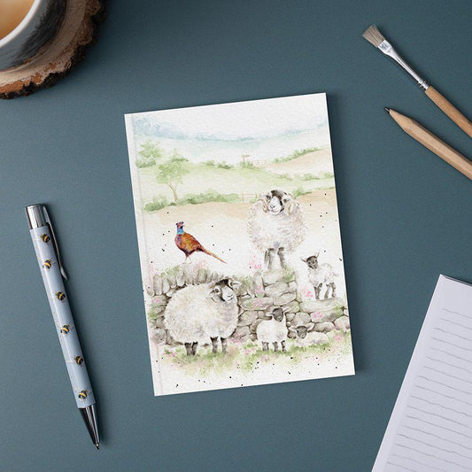 Wrendale Designs - Green Pastures A6 Notebook