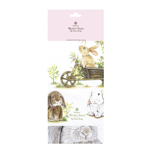 Bunny Tales - 2 Pack of Kitchen Tea Towels