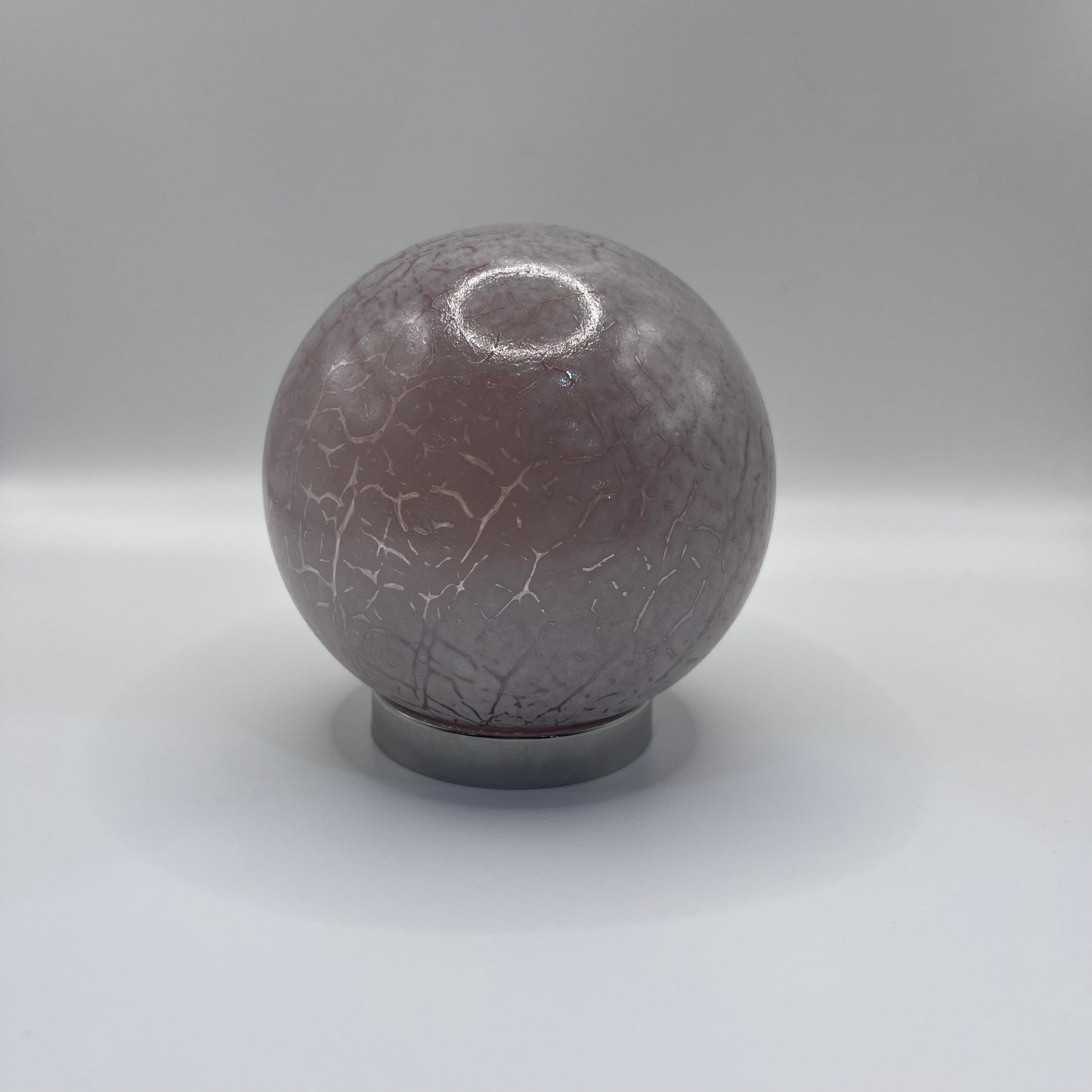Friendship Ball - Dusty Pink Cracked Look