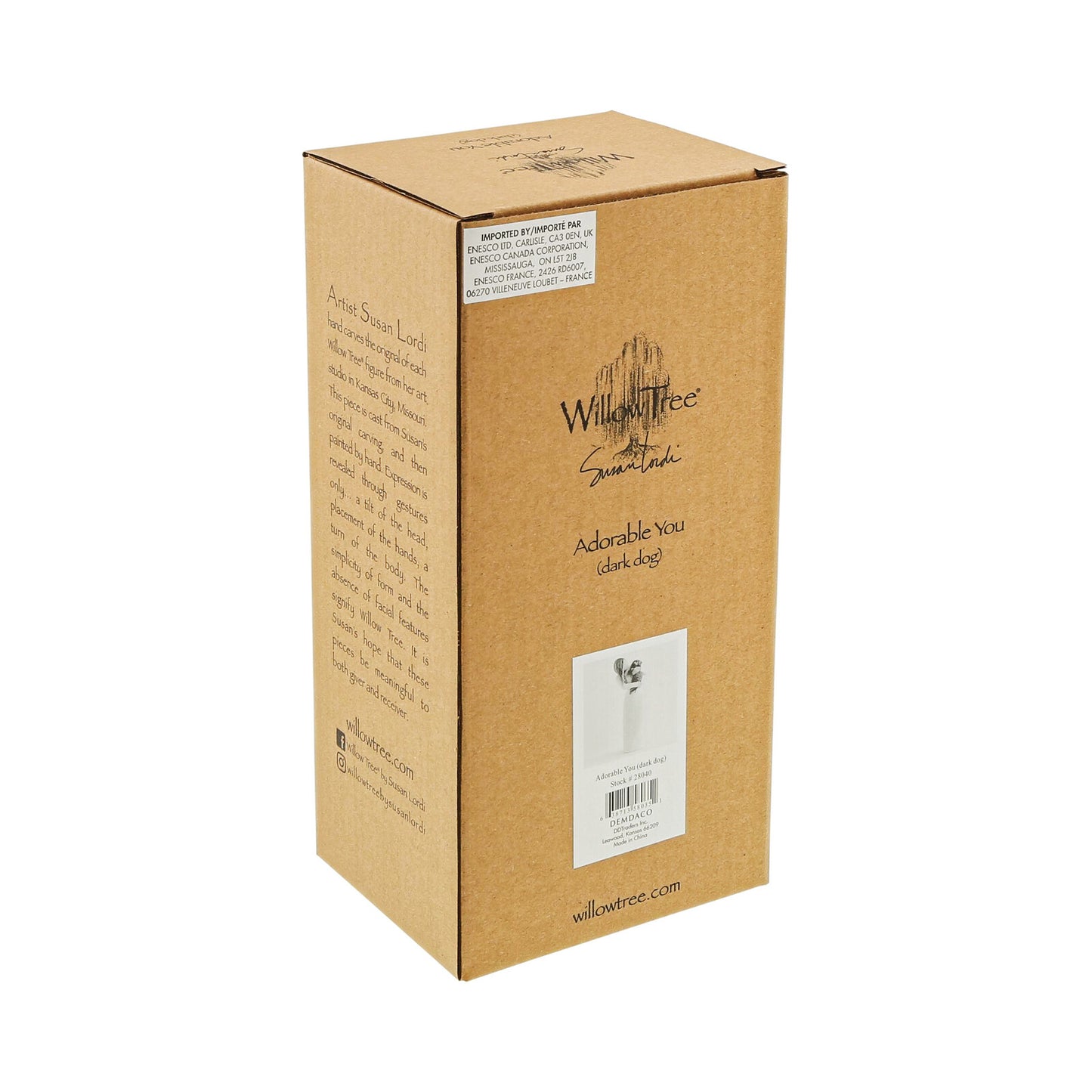 Willow Tree - Adorable You Dog (Dark Dog)