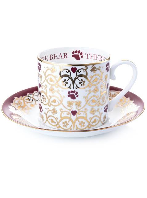 Charlie Bear - Cup and Saucer - Always