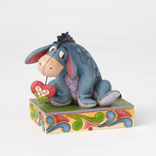 Jim Shore Disney Traditions - Winnie the Pooh Eeyore - Heart on a String