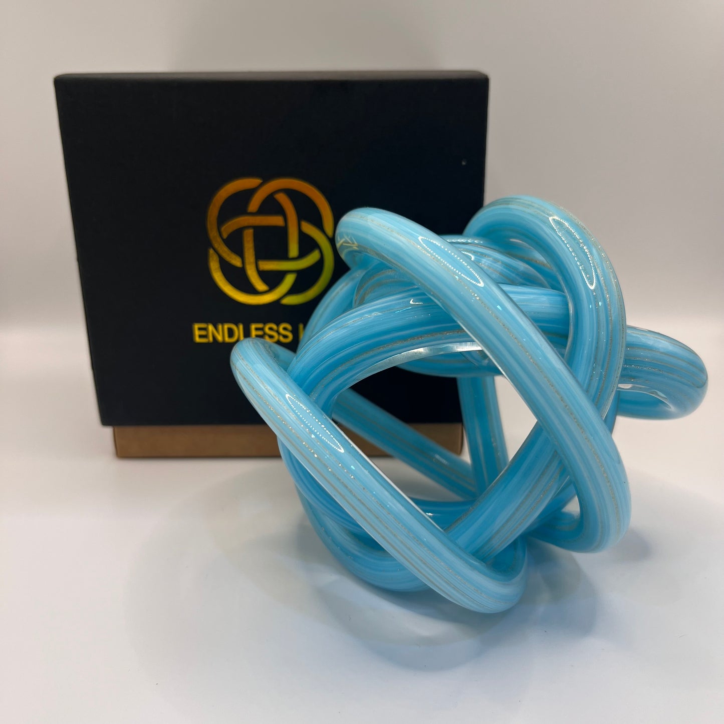 Endless Knot - Blue and Gold