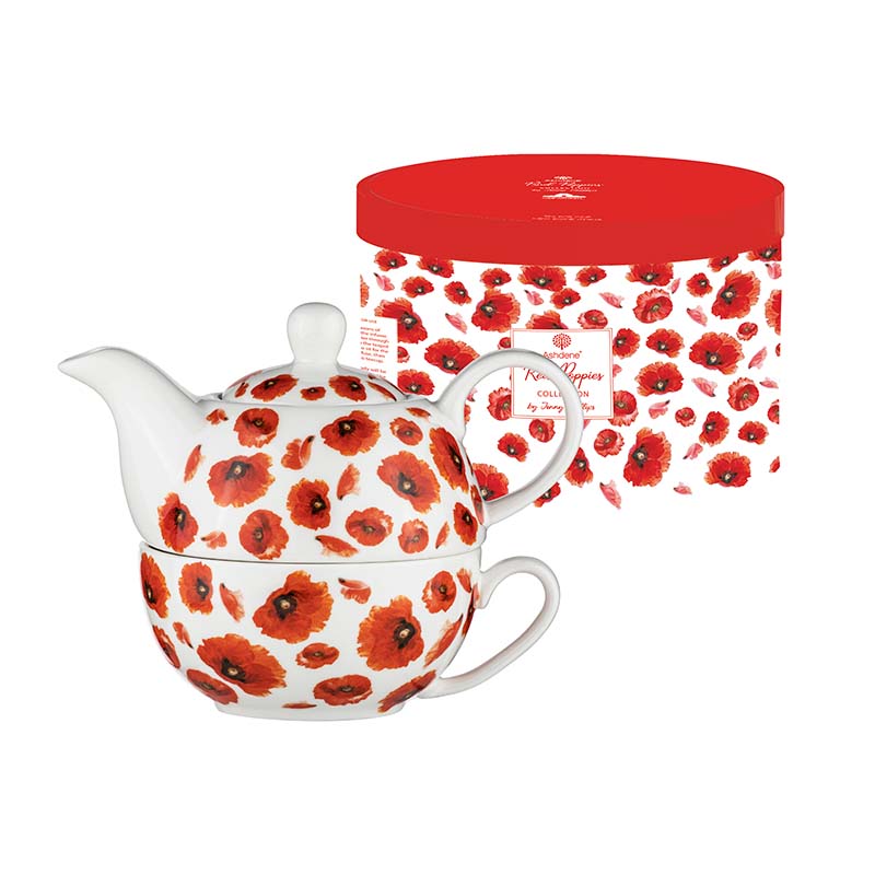 Red Poppies - Tea For One