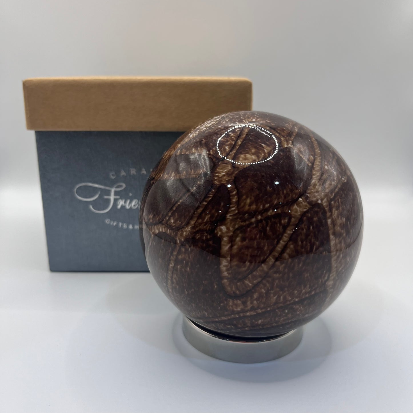 Friendship Ball - Brown Scale Pattern