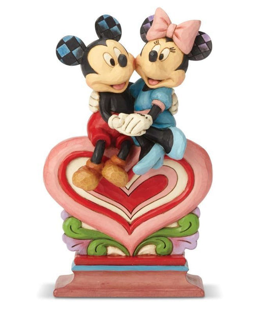 Jim Shore Disney Traditions - Mickey & Minnie Mouse - Heart to Heart