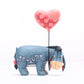 Jim Shore Disney Traditions - Winnie The Pooh Eeyore with a Heart Balloon Love Floats