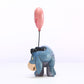 Jim Shore Disney Traditions - Winnie The Pooh Eeyore with a Heart Balloon Love Floats