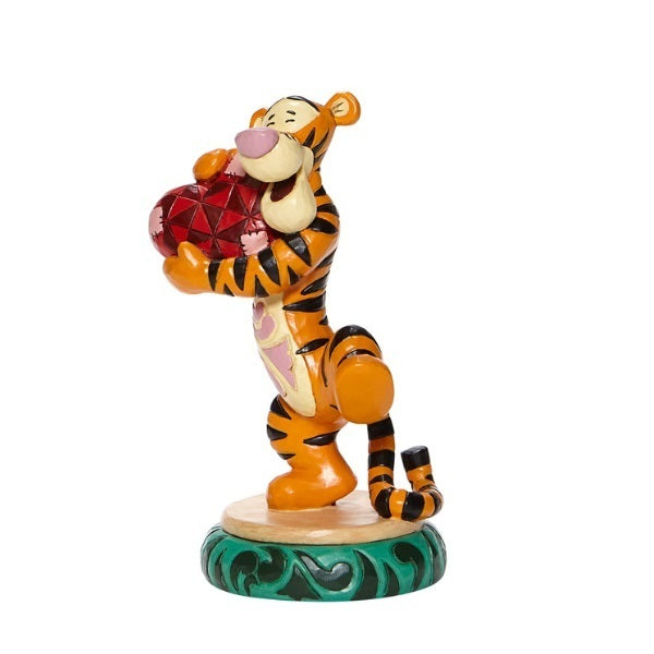 Jim Shore Disney Traditions - Winnie The Pooh Tigger Holding Heart - Heartfelt Hug