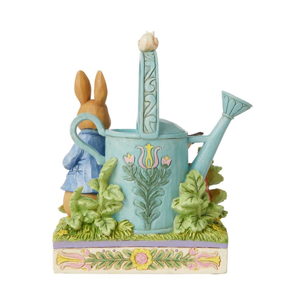 Beatrix Potter by Jim Shore - Peter Rabbit With Watering Can - Caught in Mr. McGregor’s Garden