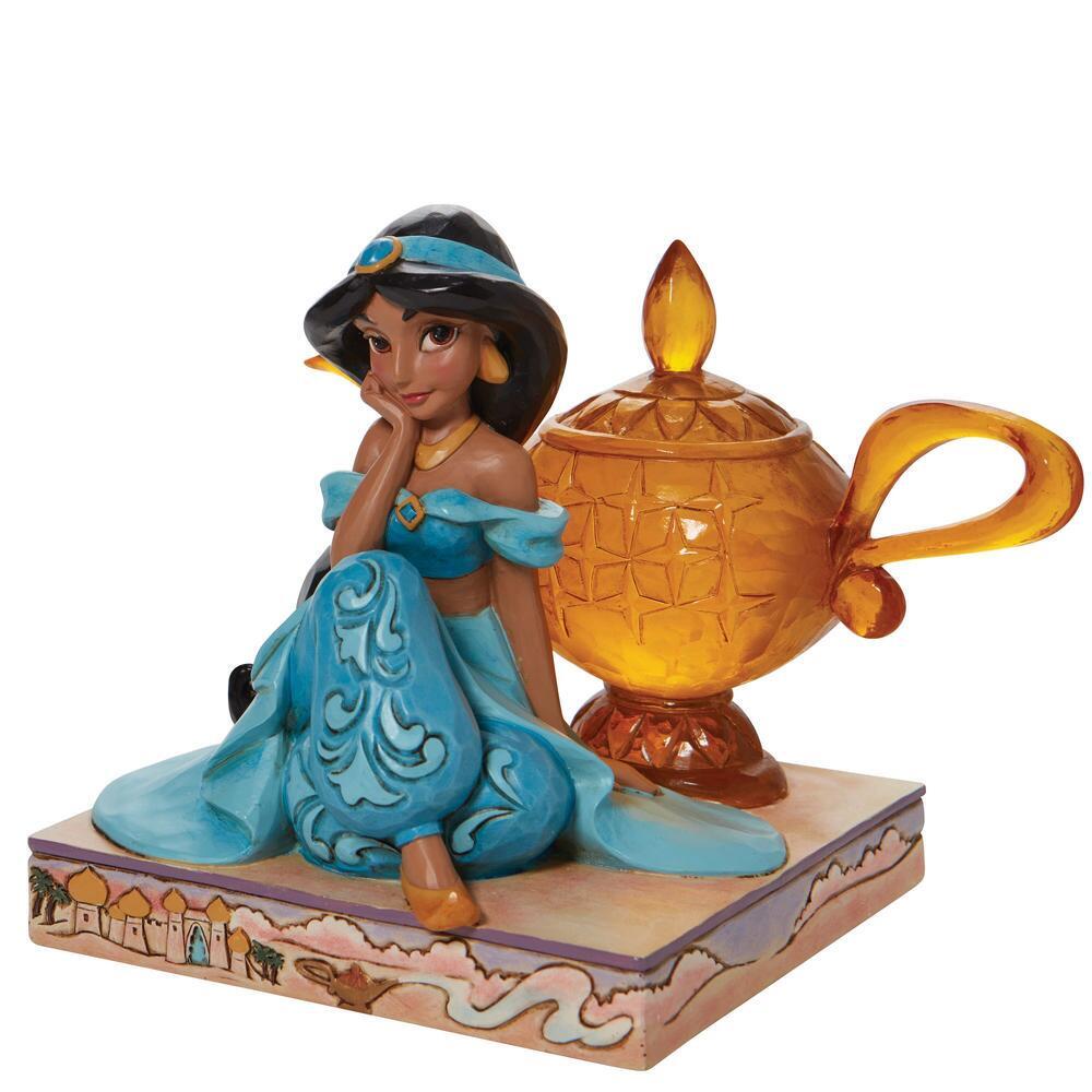 Jim Shore Disney Traditions - Aladdin - Jasmine & Genie Lamp