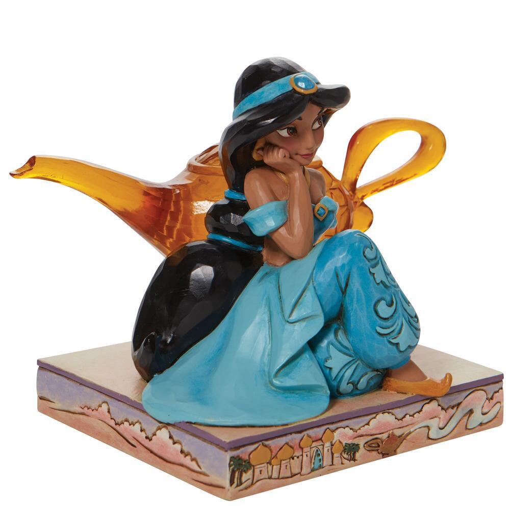 Jim Shore Disney Traditions - Aladdin - Jasmine & Genie Lamp