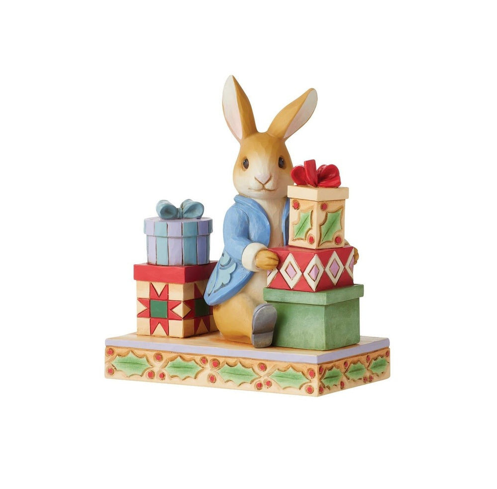 Beatrix Potter by Jim Shore - Peter With Presents - Presents of Happiness, Joy & Love