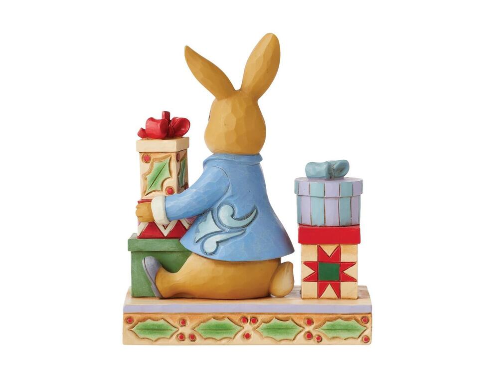 Beatrix Potter by Jim Shore - Peter With Presents - Presents of Happiness, Joy & Love