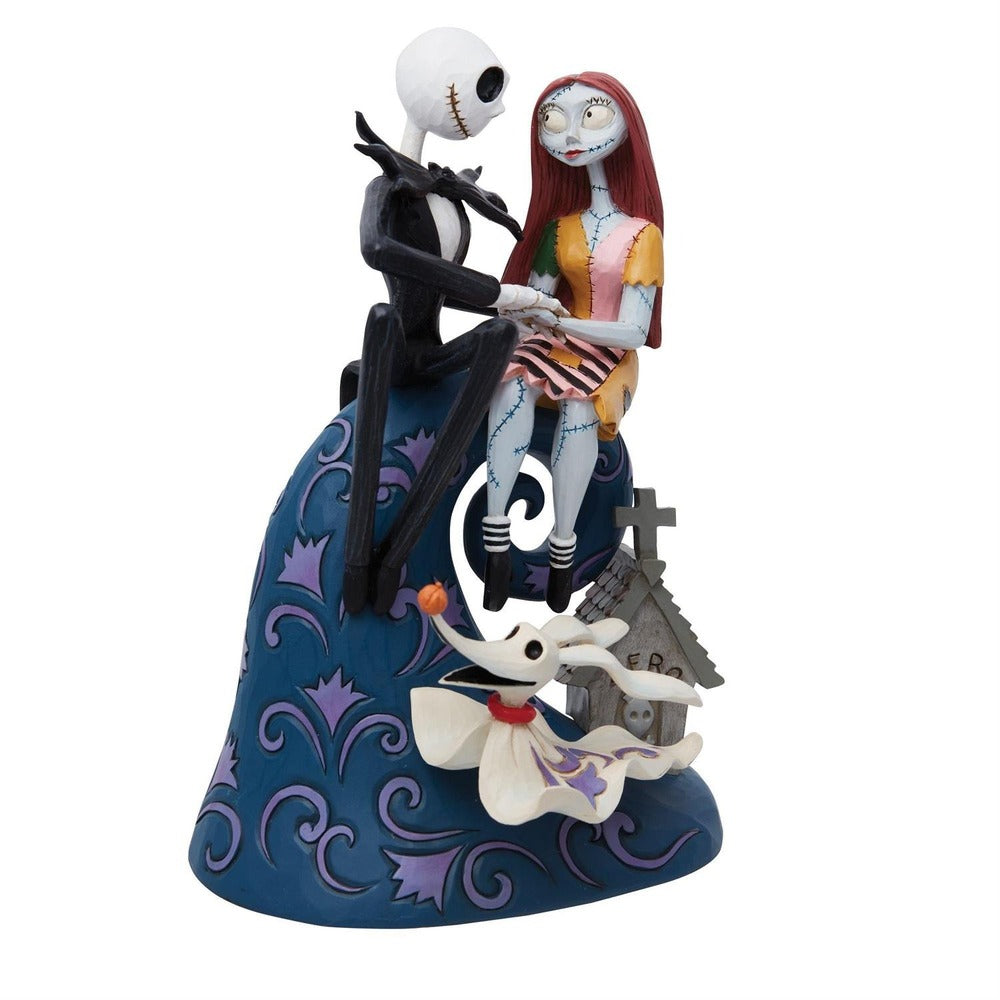 Jim Shore Disney Traditions - The Nightmare Before Christmas - Spiral Hill's Romance