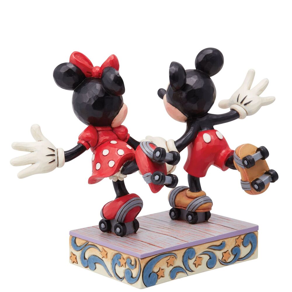 Jim Shore Disney Traditions - Mickey & Minnie - A Sweet Skate