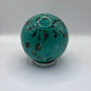 Friendship Ball - Teal with Brown and Gold Flecks