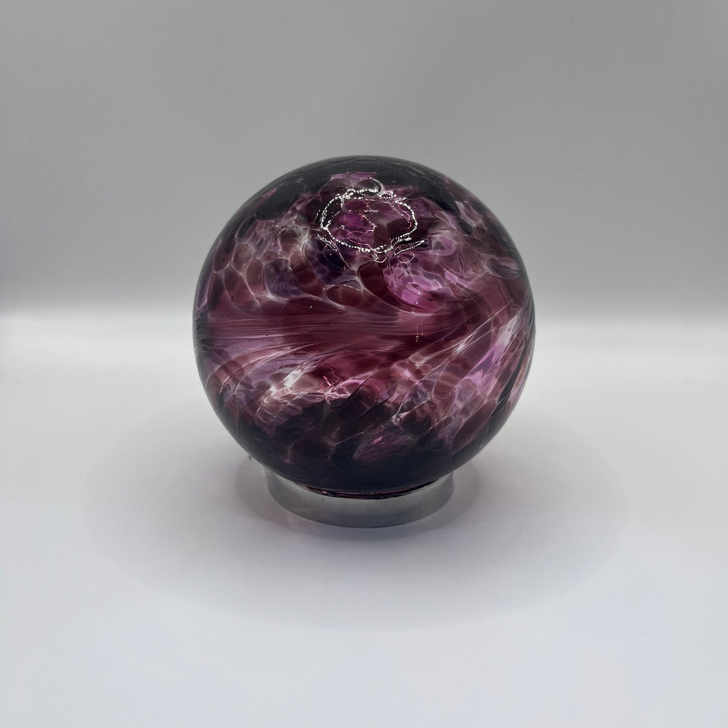 Friendship Ball - Burgundy Swirls