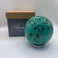 Friendship Ball - Teal with Brown and Gold Flecks