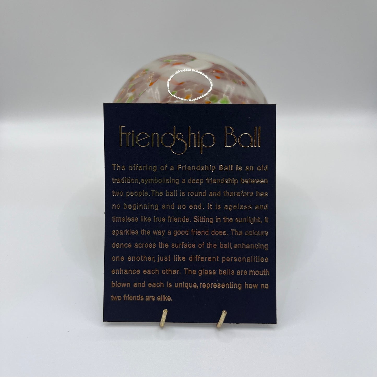 Friendship Ball - Dusty pink with Speckles