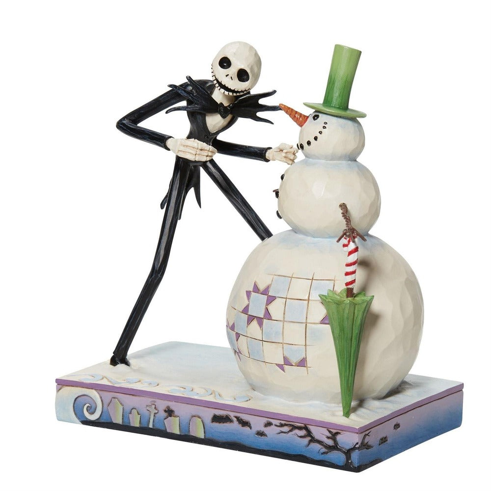 Jim Shore Disney Traditions - Nightmare Before Christmas - A Snowy Discovery