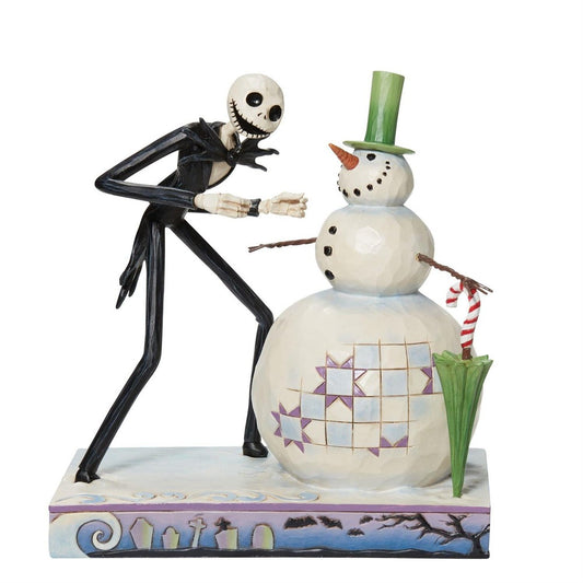 Jim Shore Disney Traditions - Nightmare Before Christmas - A Snowy Discovery