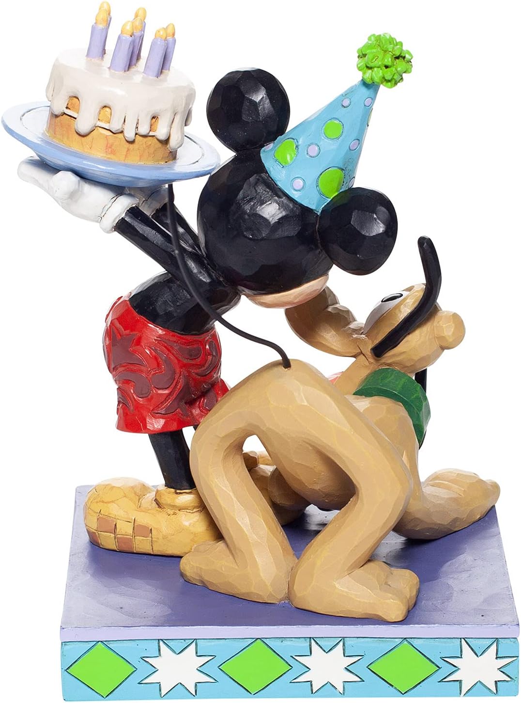 Jim Shore Disney Traditions - Mickey Mouse & Pluto Birthday 90th Anniversary - Happy Birthday Pal!