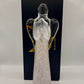 Tall Guardian Angel - Soft Pink with Gold Flecks