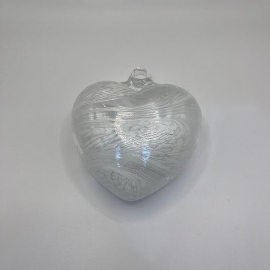 Glass Heart - White