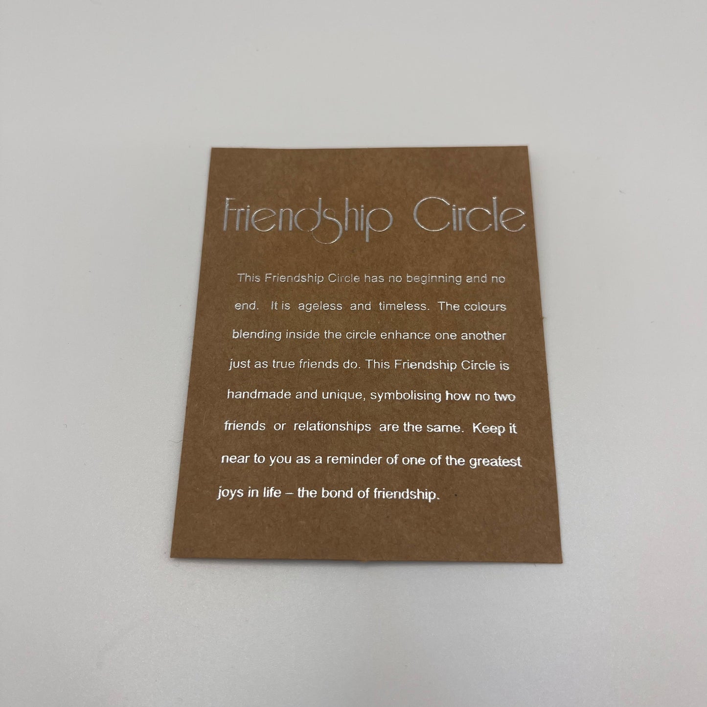 Friendship Circle - Teal Blue