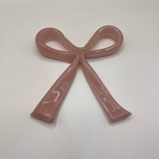 Glass Bow - Pink