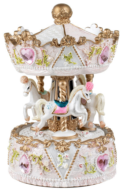 White Jewelled Carousel