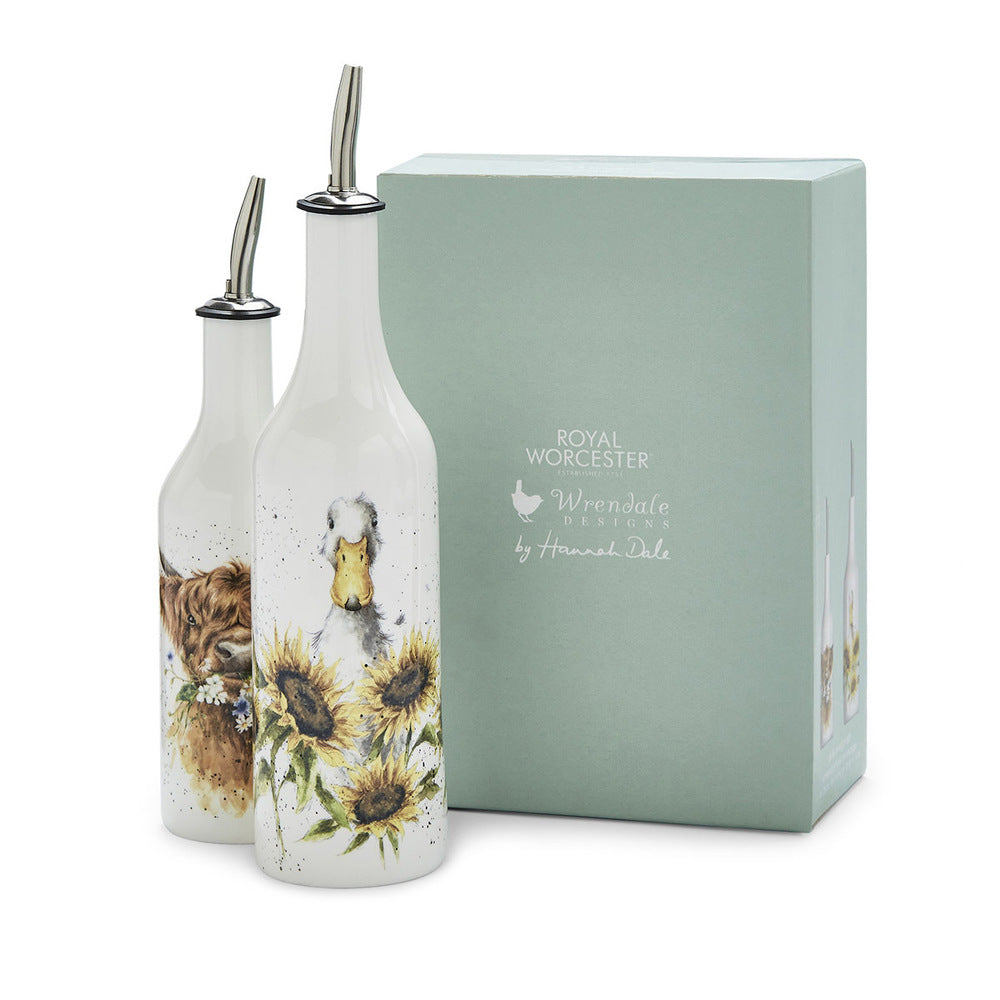 Wrendale Designs - Oil and Vinegar Set of 2