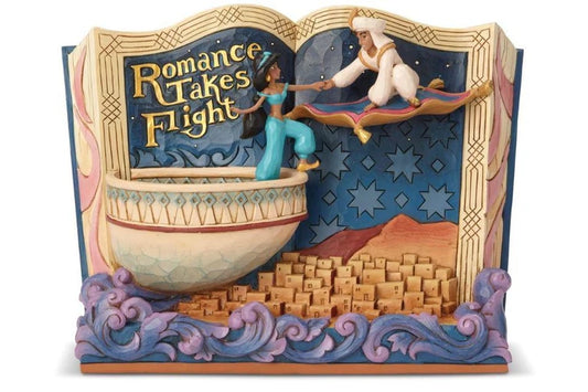 Jim Shore Disney Traditions - Aladdin - Romance Takes Flight Storybook