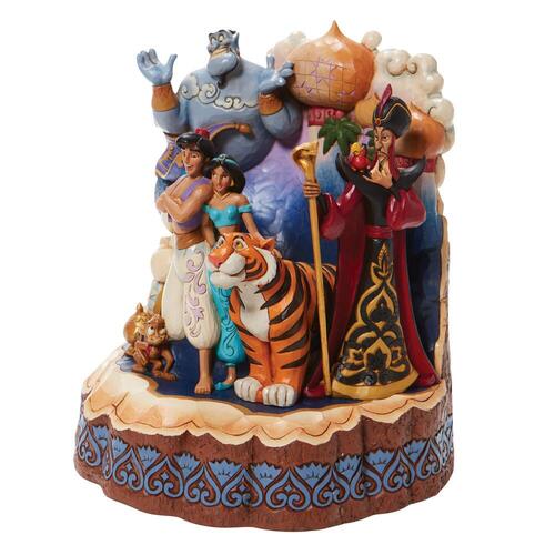 Jim Shore Disney Traditions - Aladdin - Arabian Nights Carved by Heart