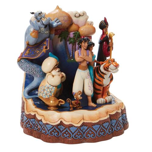 Jim Shore Disney Traditions - Aladdin - Arabian Nights Carved by Heart