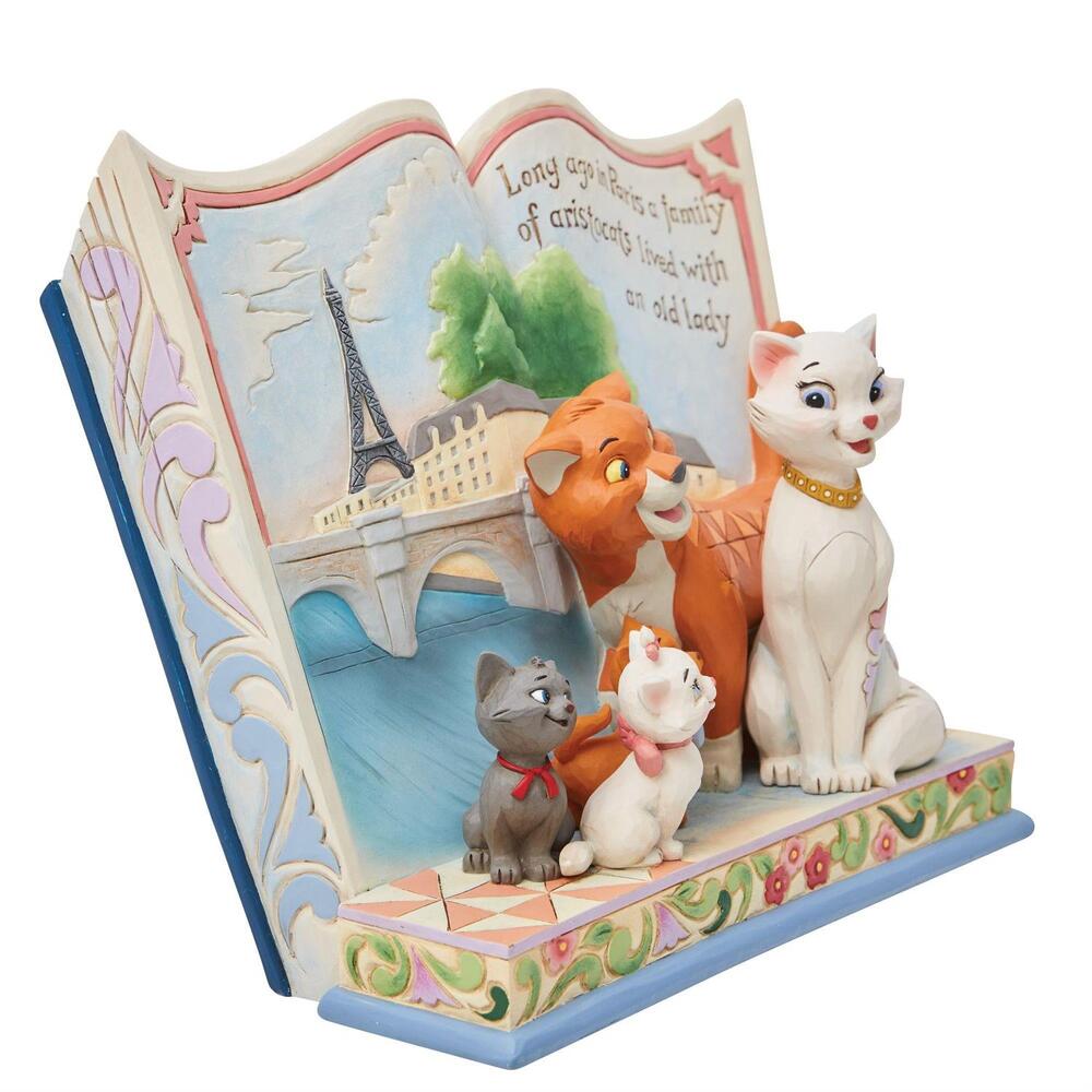 Jim Shore Disney Traditions - The Aristocats - Long Ago In Paris Storybook