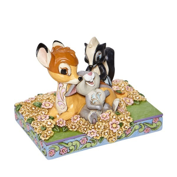 Jim Shore Disney Traditions - Bambi & Friends in Flowers - Childhood Friends