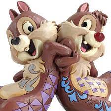 Jim Shore Disney Traditions - Chip n Dale - Mischievous Mates