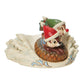 Jim Shore Disney Traditions - Chip n' Dale Sledding Saucer - Fun in the Snow