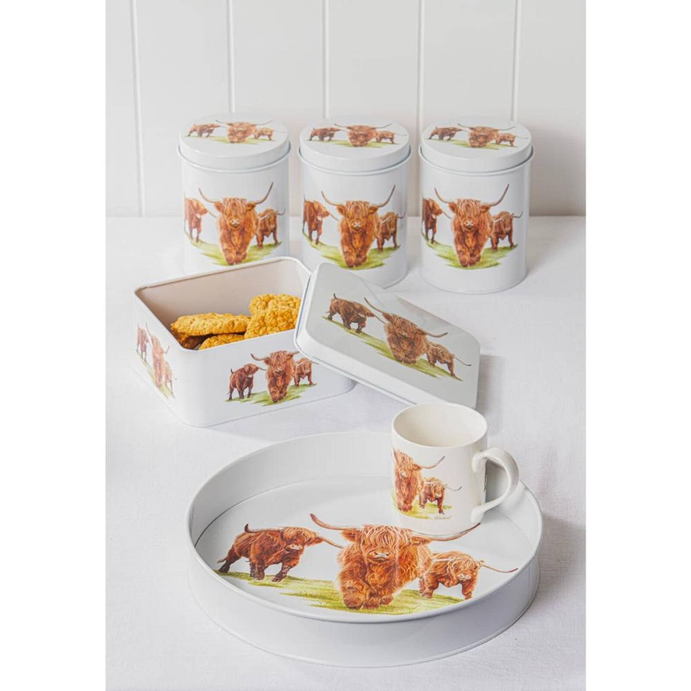 Highland Herd - Round Serving Tray