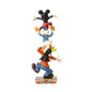 Jim Shore Disney Traditions - Goofy Donald and Mickey - Teetering Tower