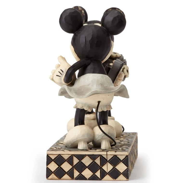 Jim Shore Disney Traditions - Mickey & Minnie Black & White - Real Sweetheart