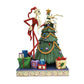 Jim Shore Disney Traditions - NBX Santa Jack & Zero - Decking the Halls