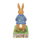 Beatrix Potter by Jim Shore - Peter Rabbit With Wheelbarrow of Flowers