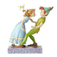 Jim Shore Disney Traditions - Peter Pan, Wendy & Tinker Bell - An Unexpected Kiss