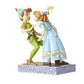 Jim Shore Disney Traditions - Peter Pan, Wendy & Tinker Bell - An Unexpected Kiss