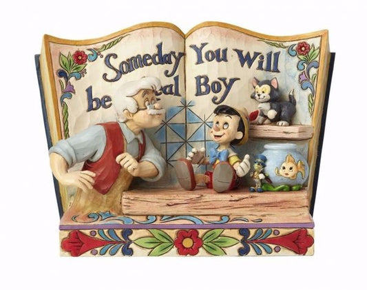 Jim Shore Disney Traditions - Pinocchio -Someday You Will Be A Real Boy Storybook